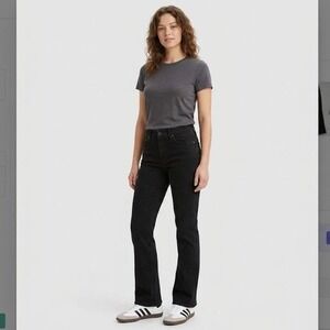 Levis Classic Bootcut Jeans Womens 10 Black Denim Minimalist Western Boho Y2K